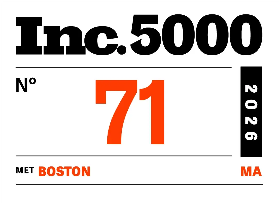 2026 Inc. 5000 award ranking Akian number 71 in the Boston metropolitan area