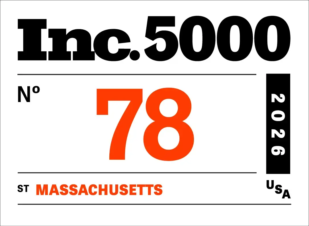 2026 Inc. 5000 award ranking Akian number 78 in Massachusetts